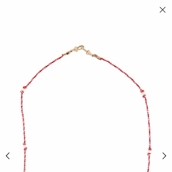 Marie Lichtenberg 29” 9K Cultured Pearl and Silk Cord Station Necklace Chain - Picture 3 of 8